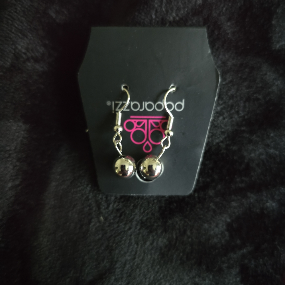 Paparazzi Silver Statement Earrings